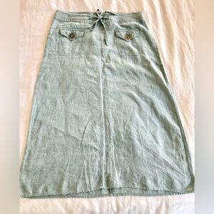 Vintage Linen Skirt